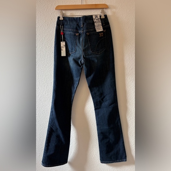 NWT Joe's Womens Muse Fit Flare Jeans High Rise Denim Dark Wash Blue Size 26 - Picture 6 of 8